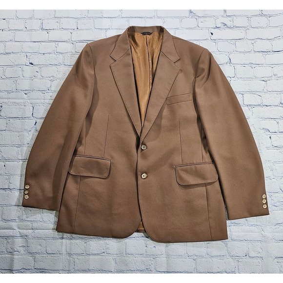 Vintage Levis PANATELA Western Country Brown Blazer Jacket Sportswear MENS 46L